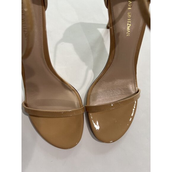 Stuart Weitzman Nudistsong Heel in Adobe - Picture 3 of 8